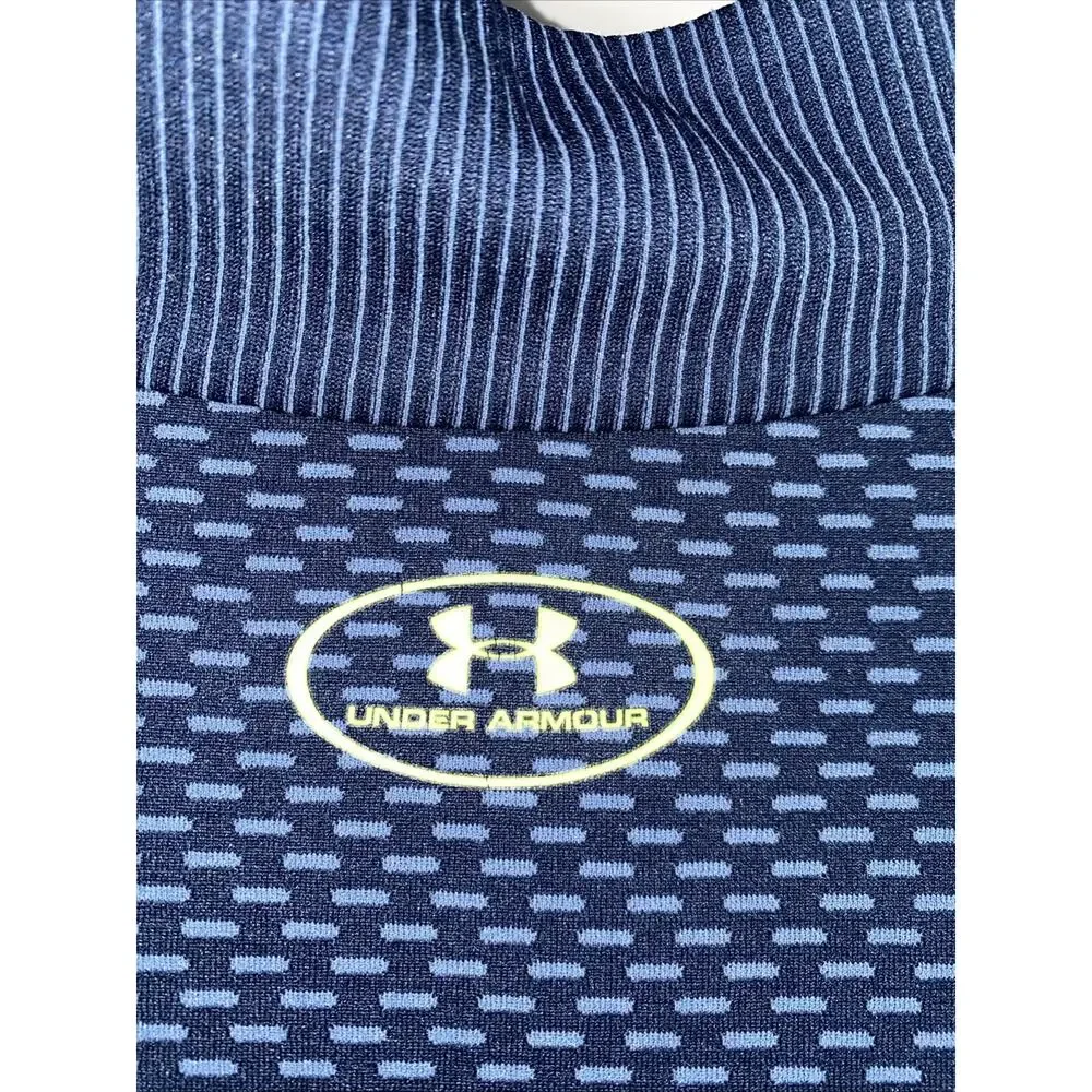 Under Armour HeatGear 1/4 Zip Pullover Navy Youth XL Long Sleeve YXL Boys